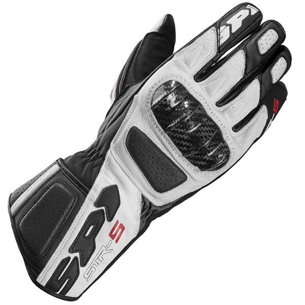 Image of Spidi STR 5 CE Gloves - White / Black