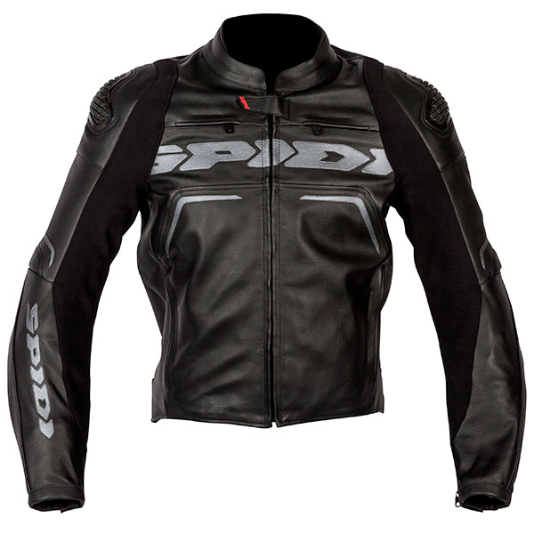 Spidi Evorider 2 Leather Jacket - Black - FREE UK DELIVERY