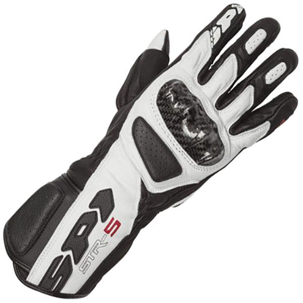 Image of Spidi Ladies STR5 CE Gloves - Black / White