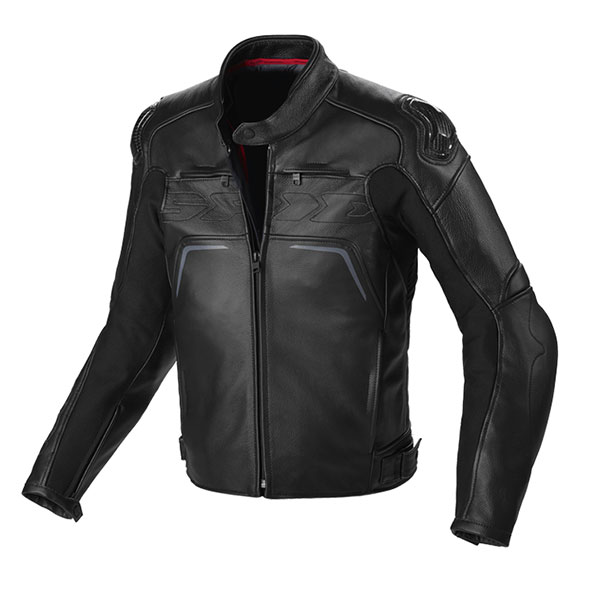 Image of Spidi Carbo Rider CE Leather Jacket - Black