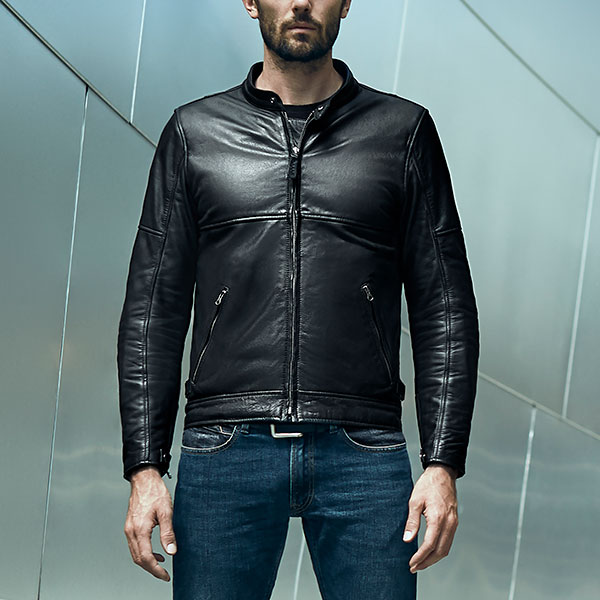 Spidi Rock Leather Jacket Black