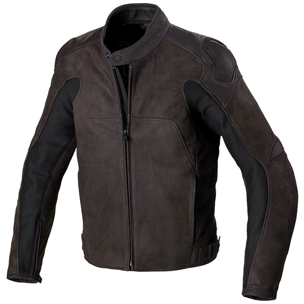 Image of Spidi Evotourer Leather Jacket - Brown