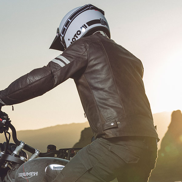 Vintage triumph leather jacket outlet