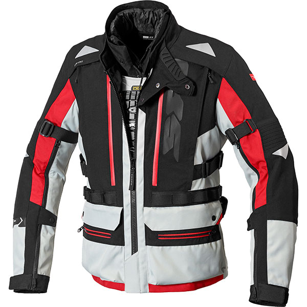 Image of Spidi Allroad Textile Jacket - Black / Red