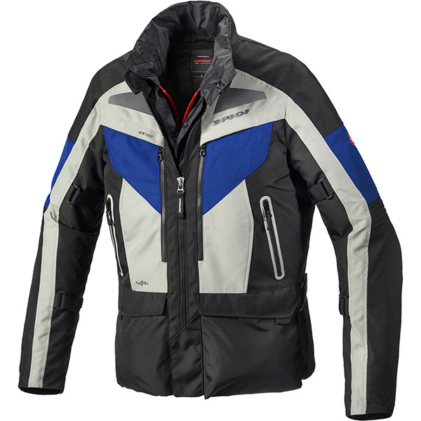 Image of Spidi Voyager Evo CE Textile Jacket - Black / Blue