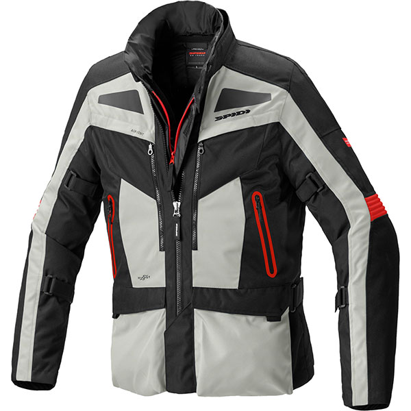 Image of Spidi Voyager Evo CE Textile Jacket - Black / Grey