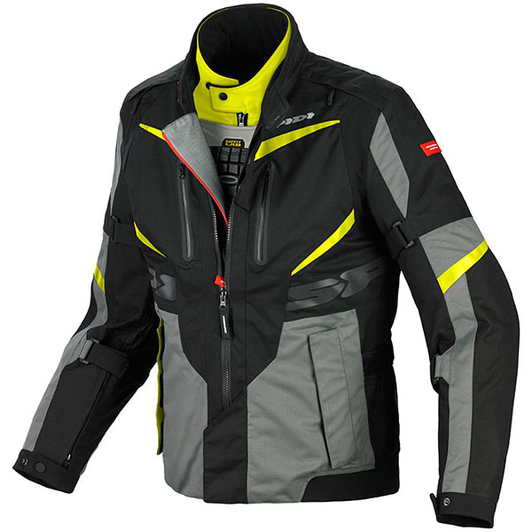 Image of Spidi X-Tour Textile Jacket - Black / Fluo Yellow
