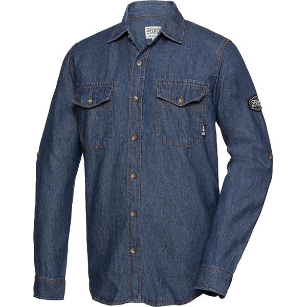 Image of Spirit Motors Denim Shirt - Blue