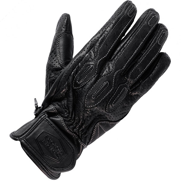Image of Spirit Motors Summertour Leather Glove 2.0 - Black