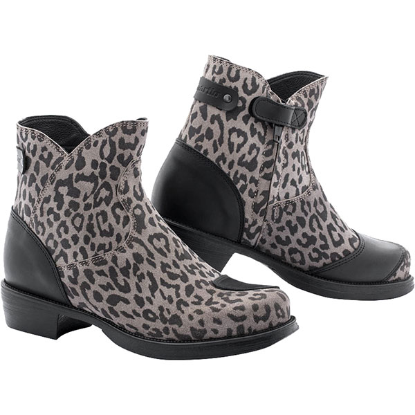 Image of Stylmartin Ladies Pearl Leo WP Boots - Leopard