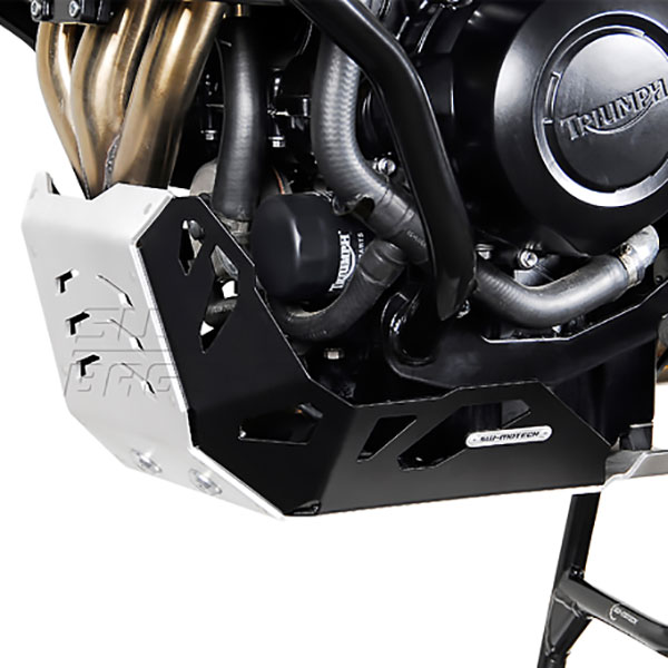 Image of SW Motech Black Engine Guard - Triumph Tiger 800 models (10-)