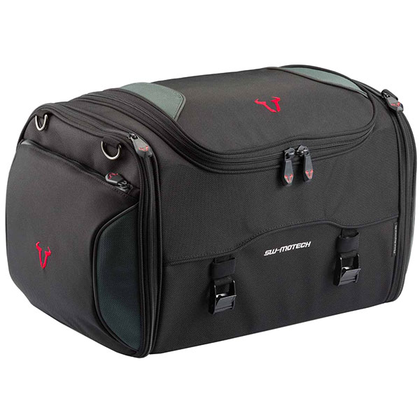 Image of SW Motech Rackpack Tail Bag - Black / Grey
