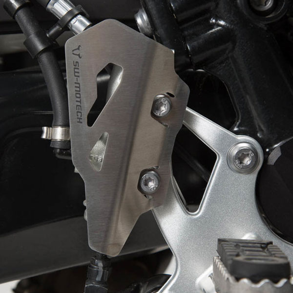 Image of SW Motech Silver Brake Cylinder Guard - BMW R nineT (14-)