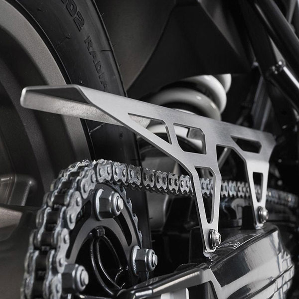 Image of SW Motech Silver Chain Guard - BMW F 650 GS / F 700 GS / F 800 GS
