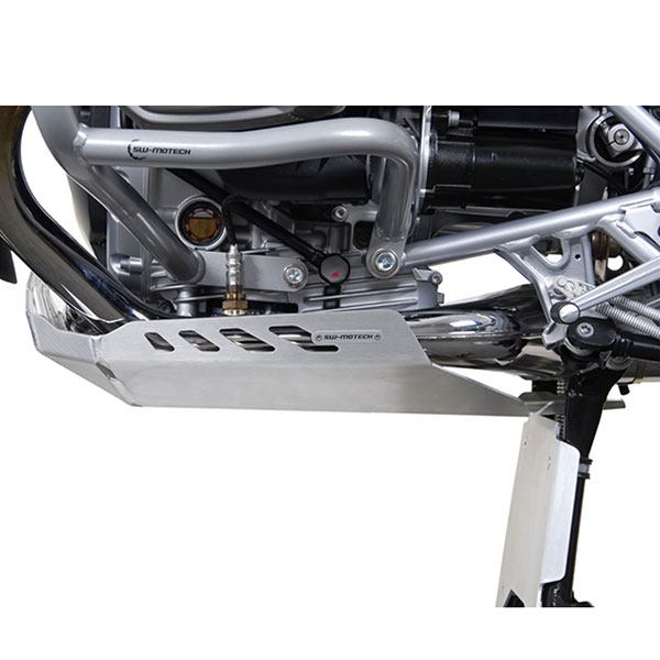 Image of SW Motech Silver Engine Guard - BMW R 1200 GS (04-12) / Adventure (08-)