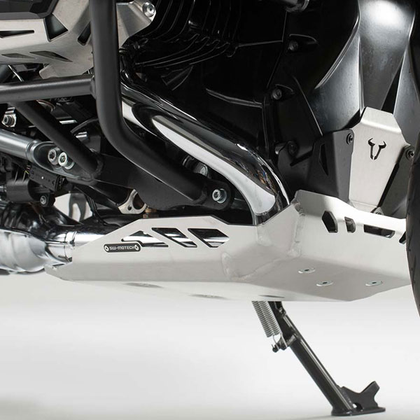 Image of SW Motech Silver Engine Guard - BMW R1200R / R1200RS (15-)