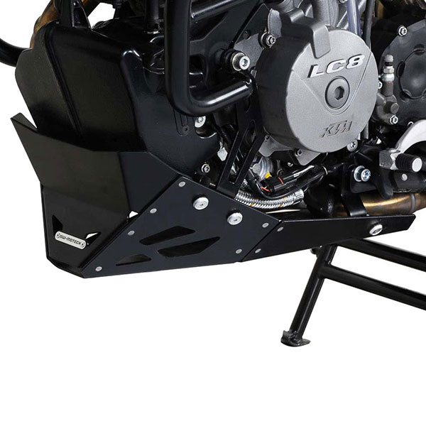 Image of SW Motech Silver Engine Guard - KTM 990 SMT / 990 SMR / 950 SMR