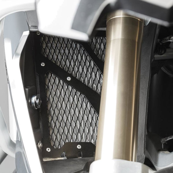 Image of SW Motech Silver Radiator Guard - BMW R1200 GS LC (13-)