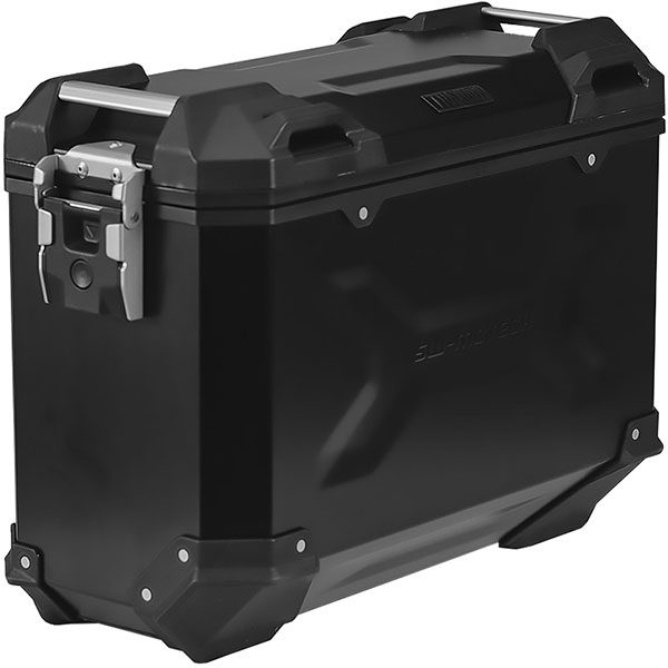 Image of SW Motech Trax Adv Medium Aluminium Side Case - Black