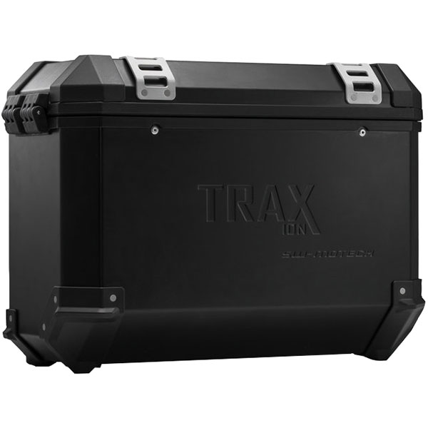 Image of SW Motech Trax Ion Medium Aluminium Side Case - Black