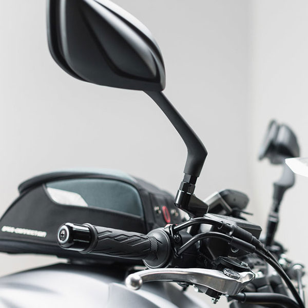 SW Motech Universal Mirror Extension Black FREE UK DELIVERY