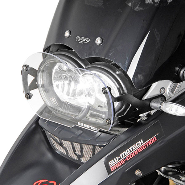 Image of SW Motech PVC Headlight Guard - BMW R1200 GS (08-12)