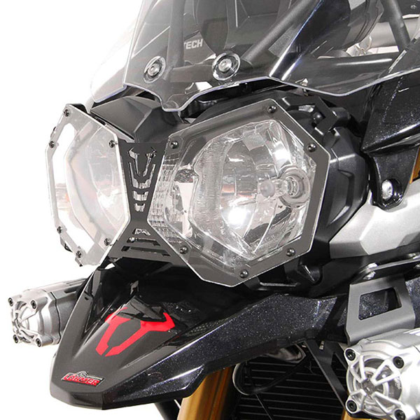 Image of SW Motech PVC Headlight Guard - Triumph Tiger 800 / 1200