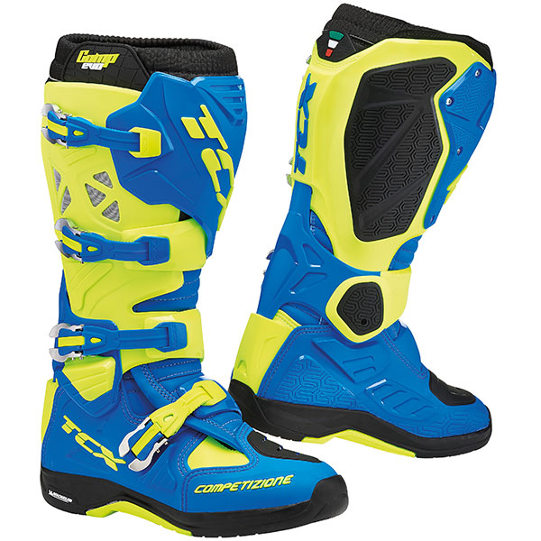 TCX Comp Evo 2 Michelin Boots - Royal Blue / Fluo Yellow