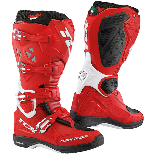 Image of TCX Comp Evo 2 Michelin Boots - Red / White