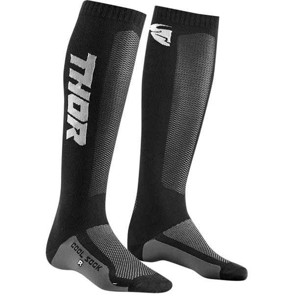 Image of Thor MX Cool Socks - Black / Charcoal