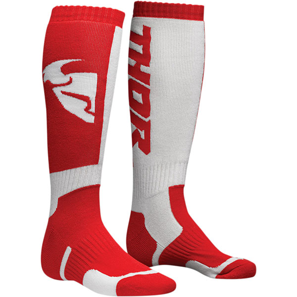 Image of Thor MX Socks - Red / White