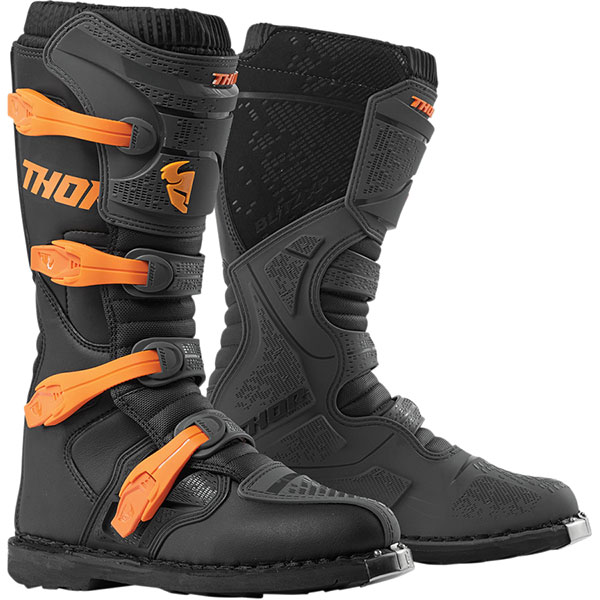 Image of Thor Blitz XP Boots - Charcoal / Orange