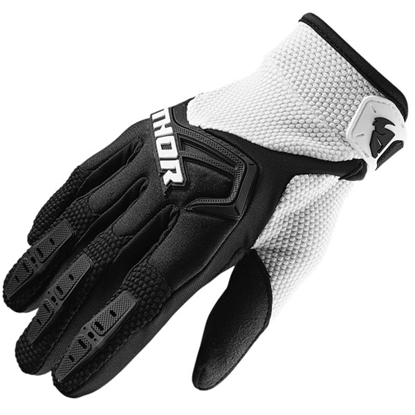 Image of Thor Spectrum Textile Gloves - Black / White