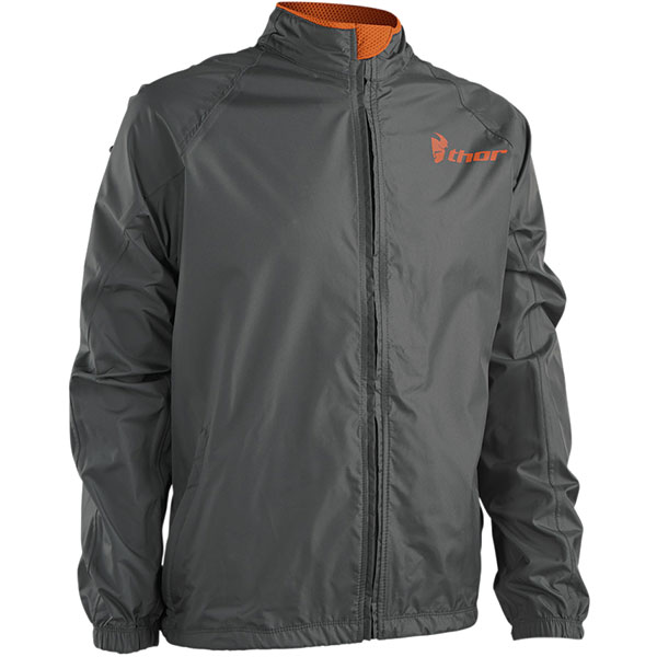 Image of Thor Pack Textile Jacket - Charcoal / Orange