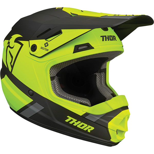 Image of Thor Youth Sector Split MIPS Helmet - Acid / Black