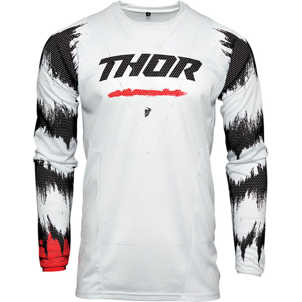 Image of Thor Youth Pulse Air Rad Jersey - Red / White