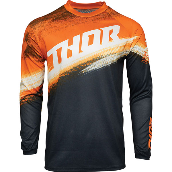 Image of Thor Youth Sector Vapor Jersey - Orange / Midnight