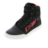 Dainese York D-WP Leather Shoes - Dark Carbon / Red Thumb 1