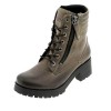 Falco Ladies Misty Leather Boots - Green Army Thumb 1