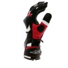 RST Axis CE Leather Gloves - Black / Red / White Thumb 5