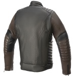Alpinestars Burstun Leather Jacket - Black / Brown Thumb 1