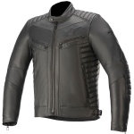 Alpinestars Burstun Leather Jacket - Black Thumb 0