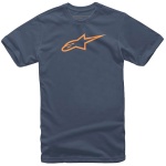 Alpinestars Ageless Classic T-Shirt - Navy / Orange Thumb 0