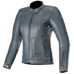 Alpinestars Stella Gal Ladies Leather Jacket - Mood Indigo Thumb 0