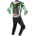 Alpinestars Racing Absolute 1 Piece Leather Suit - Black / White / Fluo Green Thumb 1