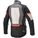 Alpinestars Stella Valparaiso V3 Drystar Textile Jacket - Light Grey / Dark Grey / Red Thumb 1