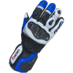 ARMR Moto Raiden Leather Gloves - Black / Blue