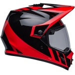 Bell MX-9 Adventure Mips - Dash Gloss Black / Red Thumb 1