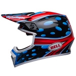Bell MX-9 Mips - McGrath Showtime 23 Gloss Black / Red Thumb 1
