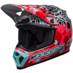 Bell MX-9 Mips - Tagger Splatter Gloss Bright Red / Grey Thumb 3